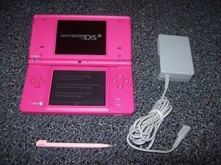 Nintendo DSi Pink Handheld Console Game System + More (NTSC)