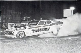 Trader Ray Gallagher Duane Ong 1972 Mustang NITRO Funny Car HANDOUT 