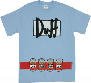 Duffman Costume   Simpsons T shirt