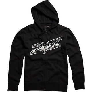 Fox Racing Luster Zip Hoody Black White XLarge XL New CO