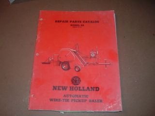 New Holland, Model 80 Hay Baler Repair Parts Manual