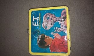1982 E.T. The EXTRA TERRESTRIAL metal lunchbox by Aladdin Industries 
