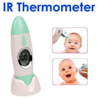 Digital 3 in 1 LCD Infrared IR Ear Forehead Thermometer
