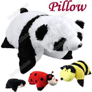   Panda/Ladybug/Penguin/Bumblebee Pet Plush Stuffed Animal Throw Pillow
