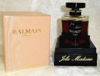 Genuine Vintage 1 oz. Balmain Jolie Madame Paris Sealed Perfume In 