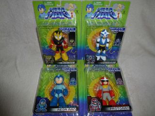 Mega Man Retro Roto Lot ~ Protoman/Elecm​an/Shadowman/M​egaMan 