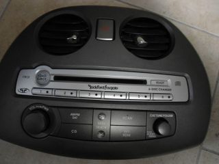 08 11 MITSUBISHI ECLIPSE CD PLAYER FACE PLATE  6CD OEM