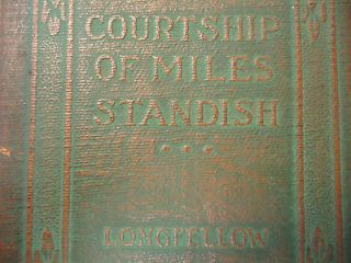Little Leather Library book edition of Longfellows Courtship of Miles 