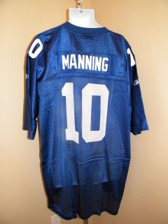 NEW Eli Manning #10 New York NY Giants MENS 5XL 5XLARGE REEBOK Jersey 