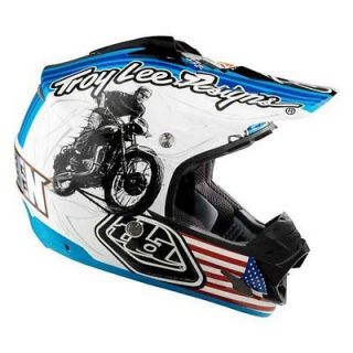 Troy Lee SE3 MX ATV Motocross Helmet Steve Mcqueen Large