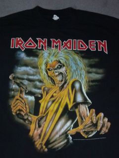   MAIDEN T Shirt LARGE Heavy Metal HARD ROCK Eddie JUDAS PRIEST Ozzy