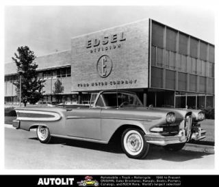 1958 Edsel Citation Convertible Factory Photo
