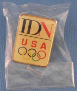 IDN USA Olympic Olympics Games Ho Ho NYC Sport Hat Tack Pin Badge