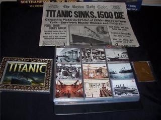 TITANIC COMPLETE 72 HISTORICAL CARDS/ RARE SET/ NEWSPAPER/GOLD CARD 