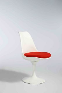 Saarinen Tulip Leather Side Chair (17 colors)