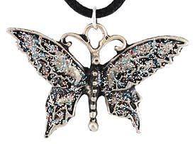 LIGHT HEART AMULET Wicca Pagan Butterfly Pendant Gift