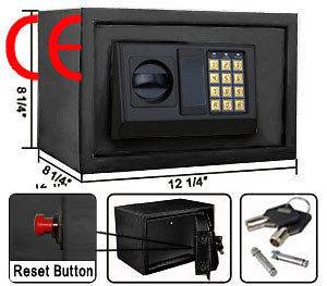 PRO HOME SECURITY ELECTRONIC DIGITAL SAFE BOX GUN WATCH/COINS/JEWELRY