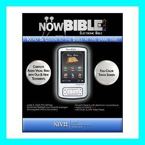   Color Audio Visual Reader Electronic Now Bible Player  4 GB