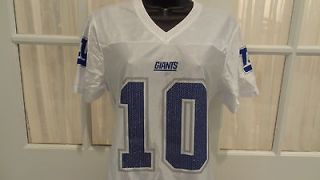   NFL Womens New York Giants Eli Manning Sparkly Jersey   Sizes S   XL