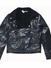 ROXY Retro Biker Style Jacket Black Coat Chaqueta RP€94
