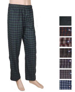   Flannel Sleep Lounge Pajama Pants,Sleepwea​r,Blue,Green,B​lack