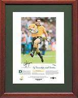 DAVID CAMPESE WALLABIES HAND SIGNED GOOSESTEPS LIMITED EDITION PRINT 