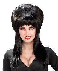 Womans Black Elvira Wig Halloween Costume Accessory