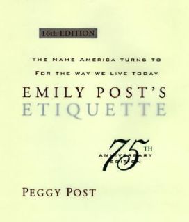 Emily Posts Etiquette Indexed by Peggy Post and Emily Post 1997 
