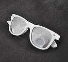 RETRO 80s Style Wayfarer White Sunglasses BNWT/NEW Vtg Style Glasses