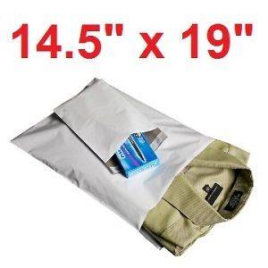 40 14.5x19 WHITE POLY MAILERS SHIPPING ENVELOPES BAGS