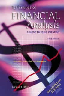 Techniques of Financial Analysis by Erich A. Helfert 1999, Paperback 