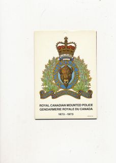 CANADA POSTCARDS, RCMP, ROYAL CANADIAN MOUNTED POLICE, NWMP 1873 1973