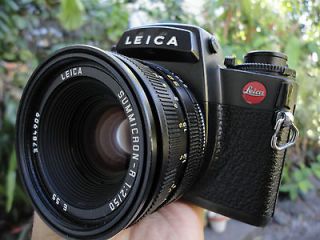 Original Leica Summicron R 50mm F2 II E55 Rom Lens Free US Shipping