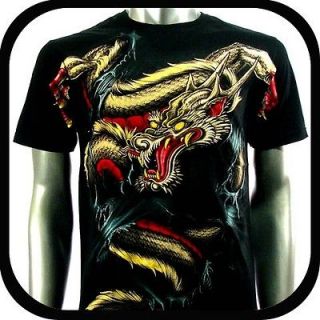 Artful Couture T Shirt Tattoo Rock AB60 Sz XXL 2XL Indie Rider Dragon 