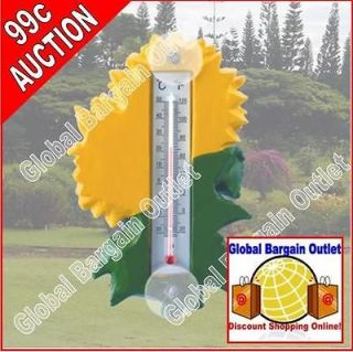Sunflower Suction Thermometer   Firm Grip Suction Caps