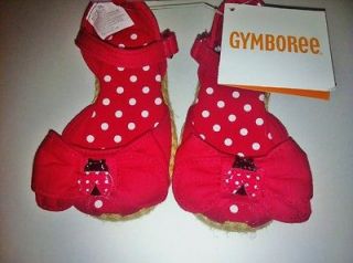 Gymboree Polka Dot Ladybugs Red Espadrille Sandals Size 4 or 6 NEW NWT