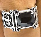 Estate Mint Handsome Sterling Silver 925 Mens Cross Smooth Ring 13 2g 
