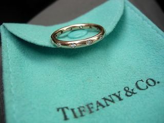 Tiffany & Co. Beautiful 18k Rose gold Etoile Ring size 6.5