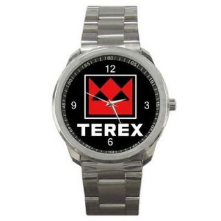 Terex Heavy Equipment Mining Crane Sport Metal Watch