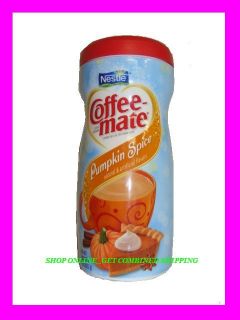 15 0z Nestle Coffee Mate Pumpkin Spice 1 tub