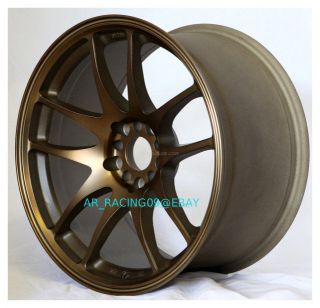   Wheels 17x9 Torque Bronze 08 09 10 11 12 Lancer EVO 8 9 X 05 06 07 STI