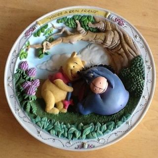 Youre A Real Friend Winnie The Pooh Plate Bradford Exchange