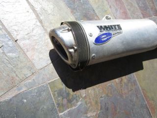White Brothers E Series Exhaust for Yamaha WR400FM