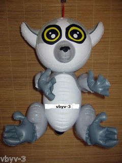 RACCOON Lemur Rainforest Zoo Animal INFLATABLE Blow Up Toy Party Favor 