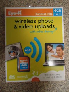 Eye Fi Wireless Photo & Video Uploads Connect x2 4GB