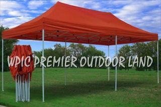 10x20 Pop Up 6 Wall Canopy Party Tent Gazebo Set EZ Red