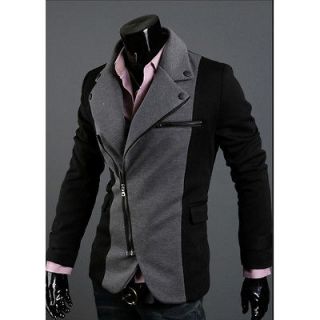 Awesome Slim Fit Mens Casual Long Sleeve Jacket Blazer Coat M L XL XXL 