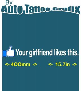   LIKES THIS Decal Sticker Car Truck Facebook Honda Ford Holden