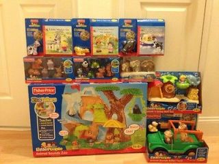 NIB Fisher Price Little People Animal Sounds Zoo +TRUCK & Much More 