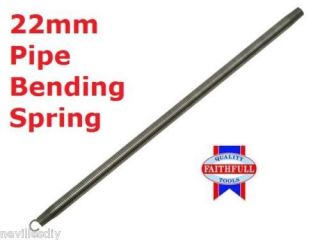 Faithfull 22mm Pipe Bending Spring Bend Copper Pipe